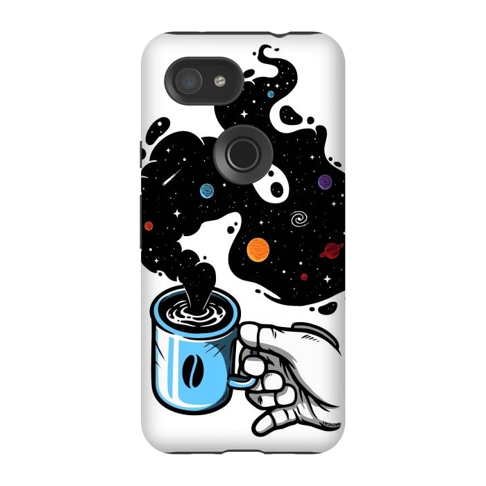 Pixel 3A StrongFit Space Coffee by LM2Kone