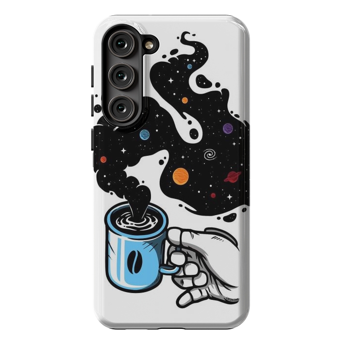 Galaxy S23 Plus StrongFit Space Coffee by LM2Kone