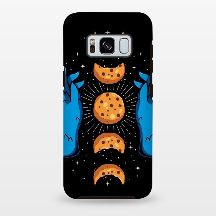 Galaxy S8 plus StrongFit Cookie Moon Phases by LM2Kone