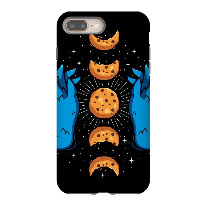 iPhone 8 plus StrongFit Cookie Moon Phases by LM2Kone