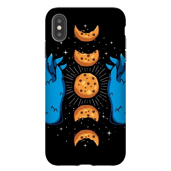 iPhone Xs Max StrongFit Cookie Moon Phases by LM2Kone