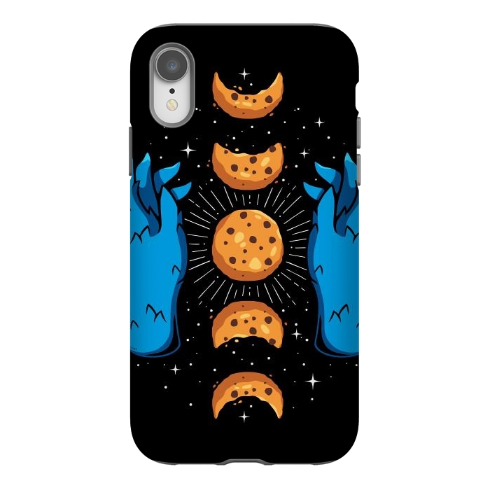 iPhone Xr StrongFit Cookie Moon Phases by LM2Kone
