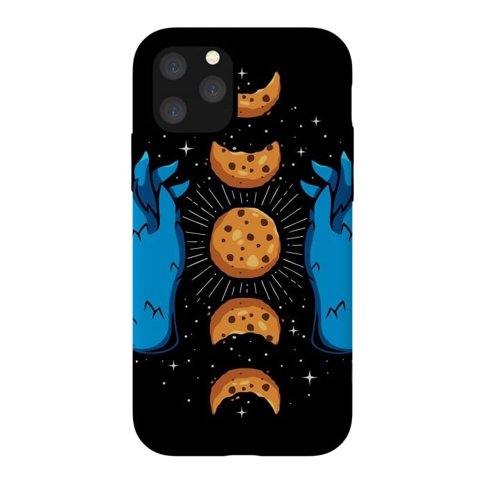 iPhone 11 Pro StrongFit Cookie Moon Phases by LM2Kone