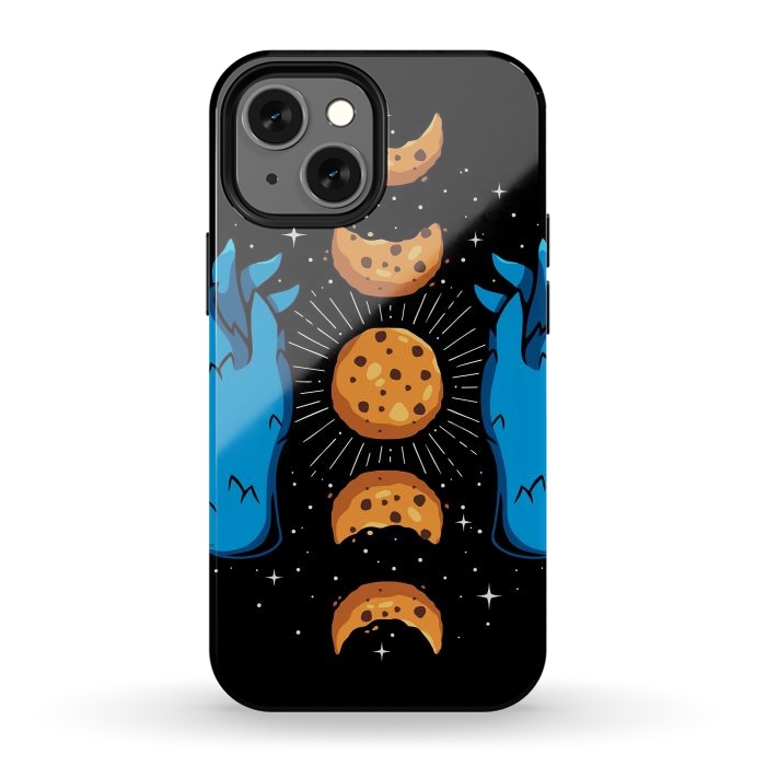 iPhone 12 mini StrongFit Cookie Moon Phases by LM2Kone