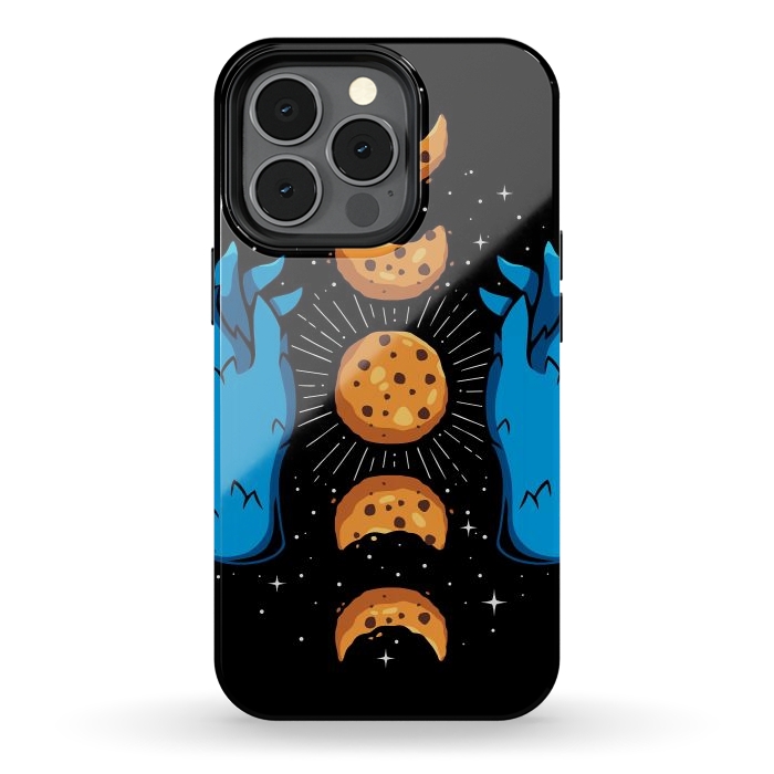iPhone 13 pro StrongFit Cookie Moon Phases by LM2Kone