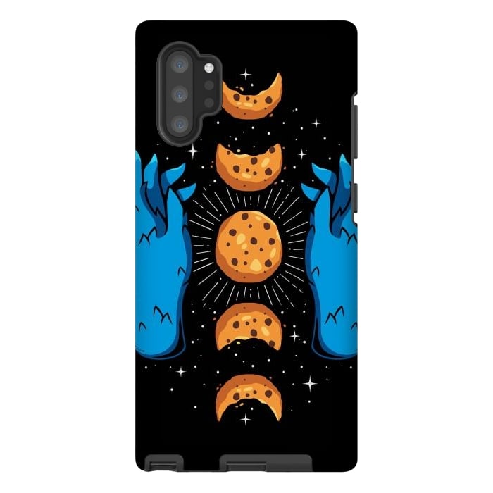 Galaxy Note 10 plus StrongFit Cookie Moon Phases by LM2Kone