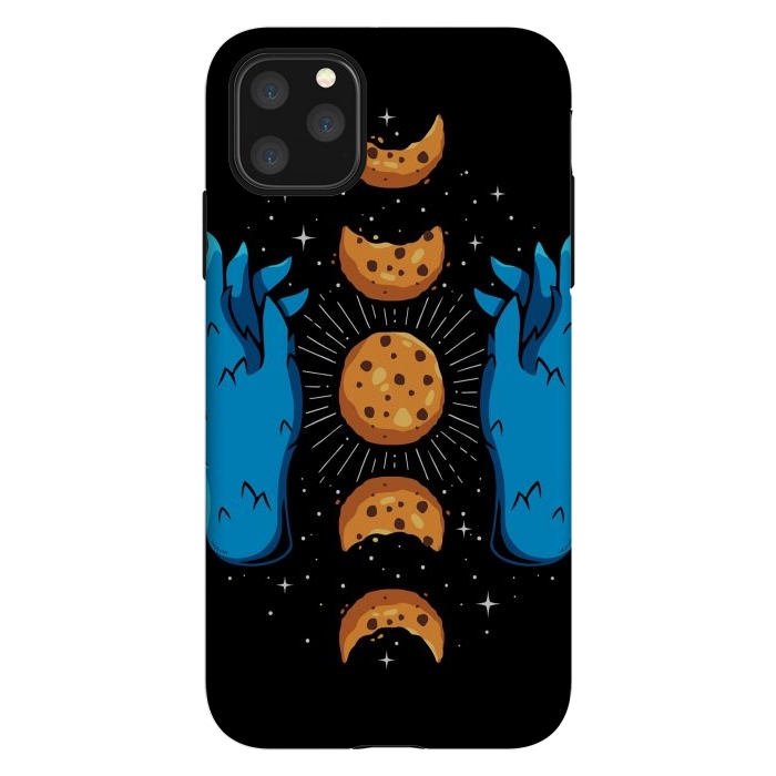 iPhone 11 Pro Max StrongFit Cookie Moon Phases by LM2Kone