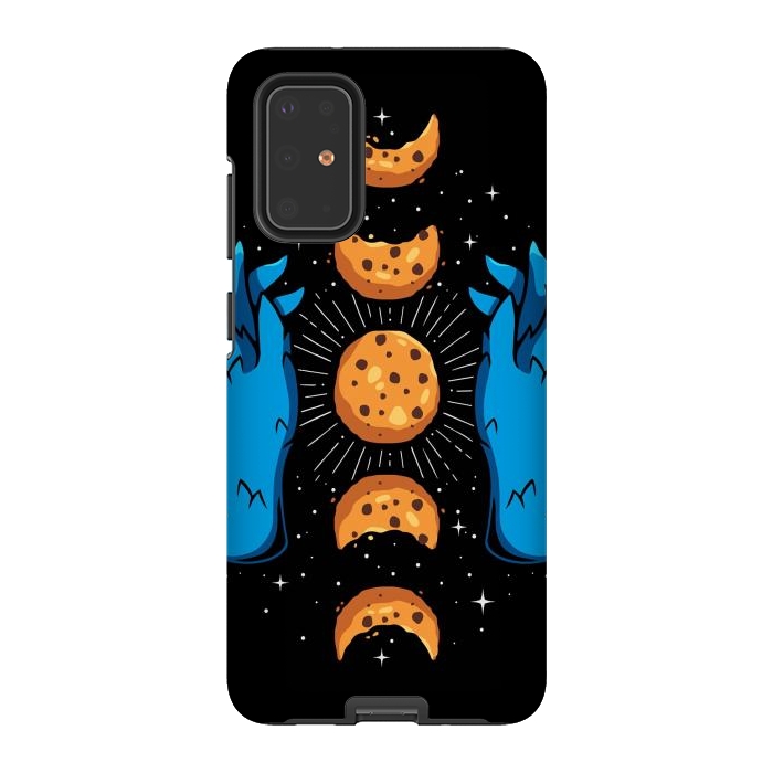 Galaxy S20 Plus StrongFit Cookie Moon Phases by LM2Kone