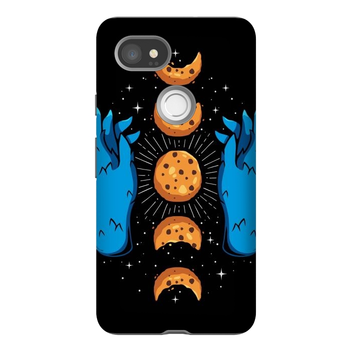 Pixel 2XL StrongFit Cookie Moon Phases by LM2Kone