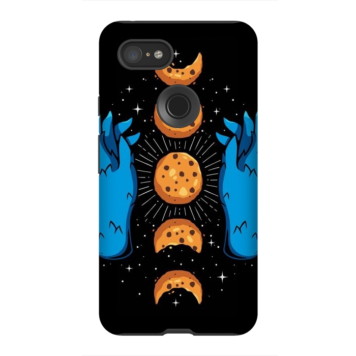 Pixel 3XL StrongFit Cookie Moon Phases by LM2Kone