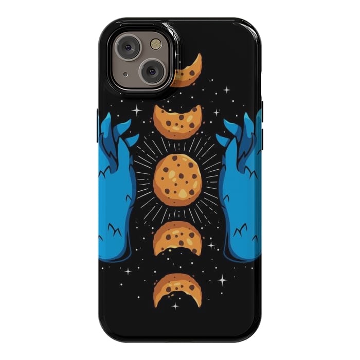 iPhone 14 Plus StrongFit Cookie Moon Phases by LM2Kone