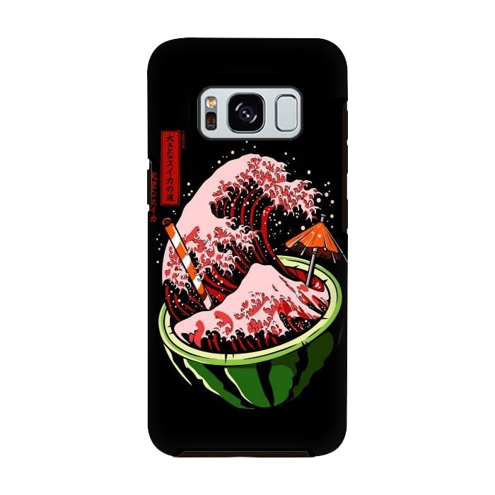 Galaxy S8 StrongFit The Great Wave Of Watermelon by LM2Kone