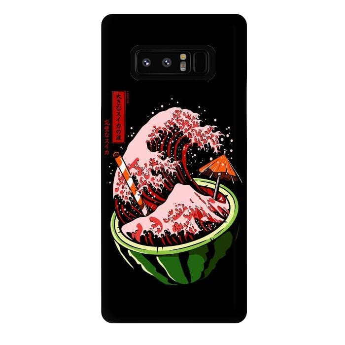 Galaxy Note 8 StrongFit The Great Wave Of Watermelon by LM2Kone