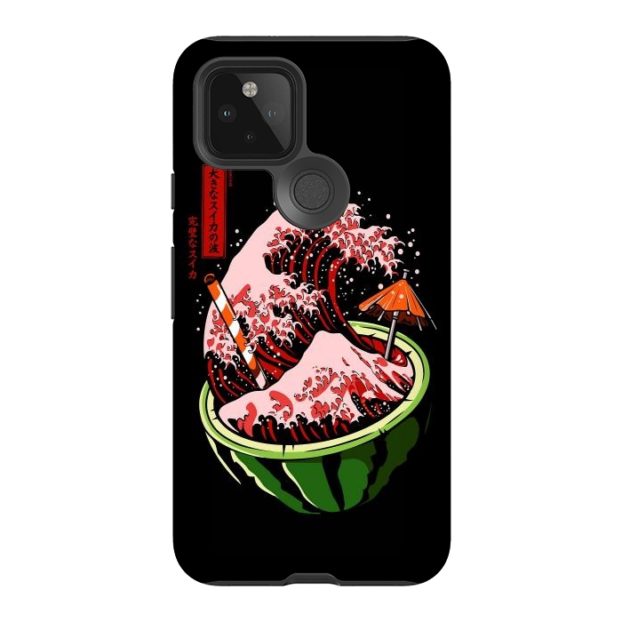 Pixel 5 StrongFit The Great Wave Of Watermelon by LM2Kone