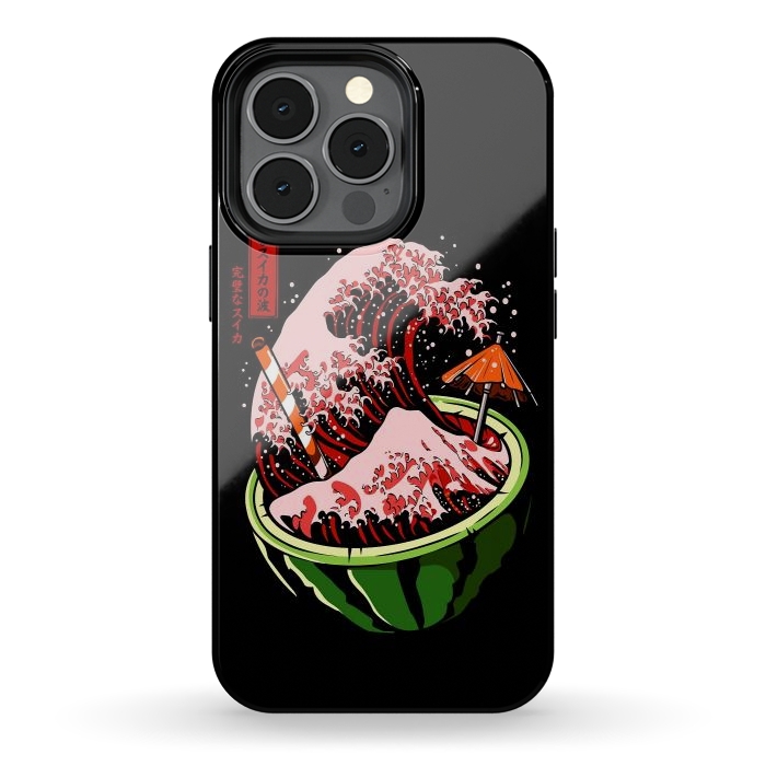 iPhone 13 pro StrongFit The Great Wave Of Watermelon by LM2Kone
