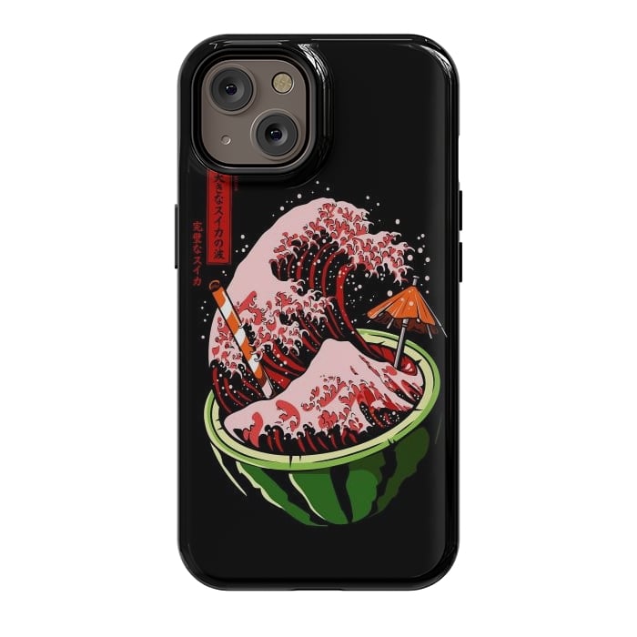 iPhone 14 StrongFit The Great Wave Of Watermelon by LM2Kone