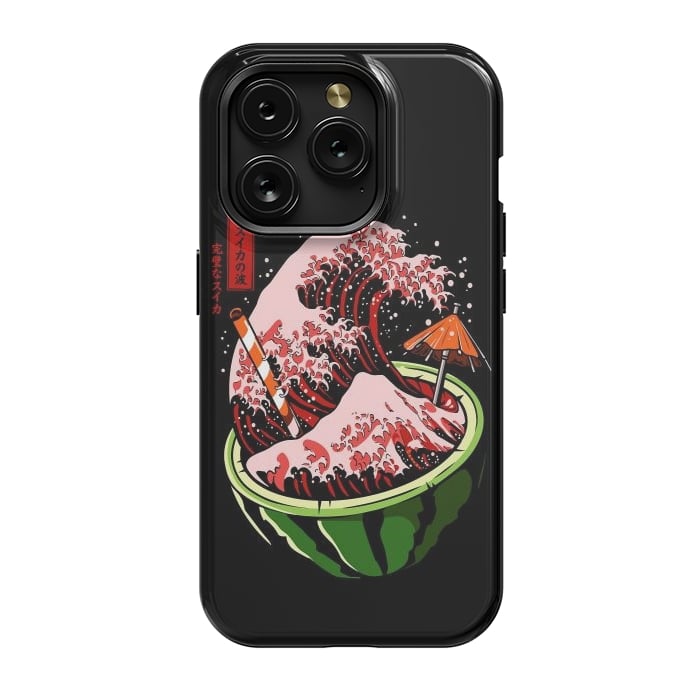 iPhone 15 Pro StrongFit The Great Wave Of Watermelon by LM2Kone