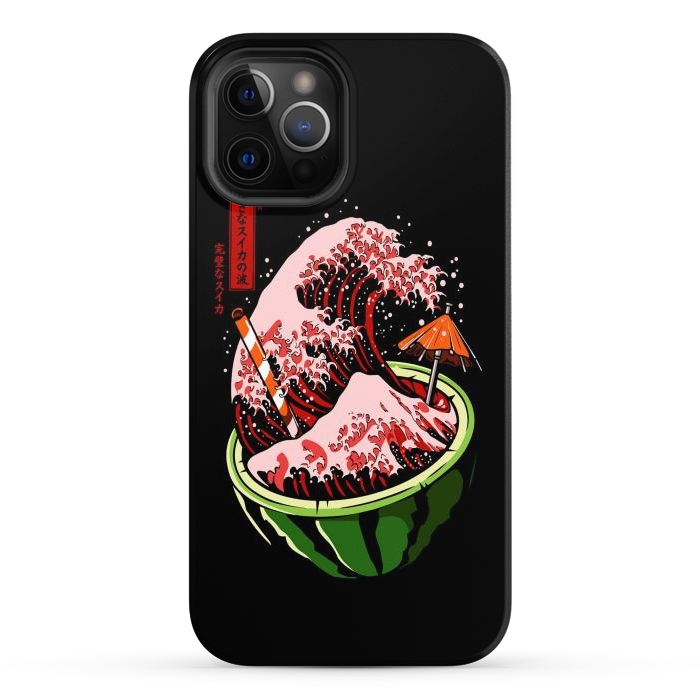 iPhone 12 Pro Max StrongFit The Great Wave Of Watermelon by LM2Kone