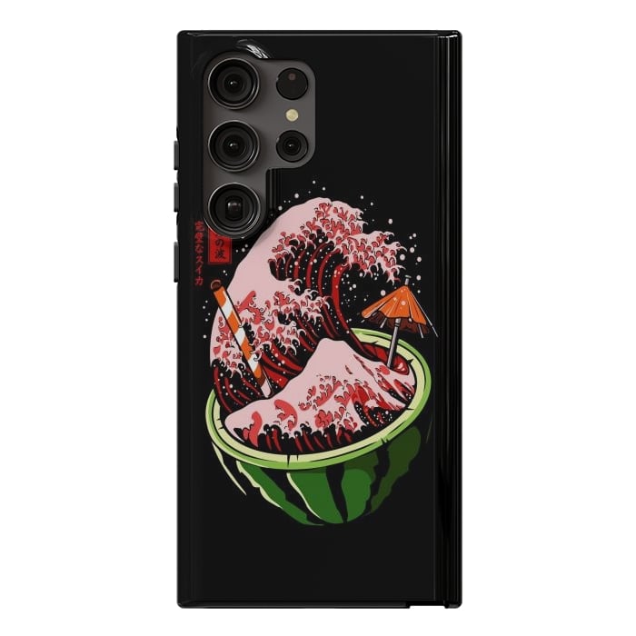 Galaxy S23 Ultra StrongFit The Great Wave Of Watermelon by LM2Kone