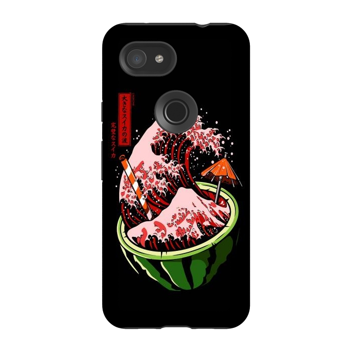 Pixel 3A StrongFit The Great Wave Of Watermelon by LM2Kone