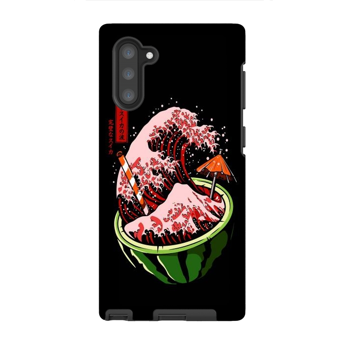 Galaxy Note 10 StrongFit The Great Wave Of Watermelon by LM2Kone