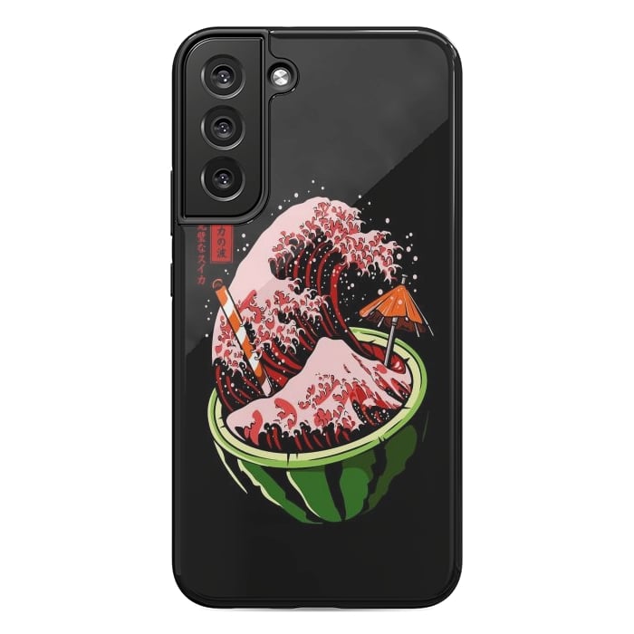Galaxy S22 plus StrongFit The Great Wave Of Watermelon by LM2Kone