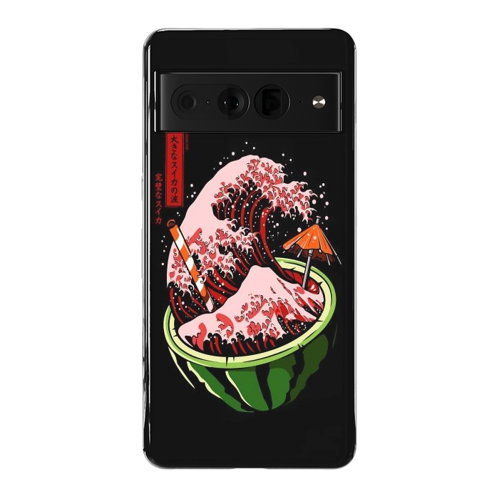 Pixel 7 Pro StrongFit The Great Wave Of Watermelon by LM2Kone