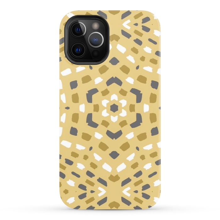 iPhone 12 Pro StrongFit Geometrical Kaleidoscope Pattern by Creativeaxle