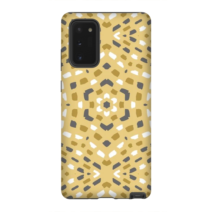Galaxy Note 20 StrongFit Geometrical Kaleidoscope Pattern by Creativeaxle