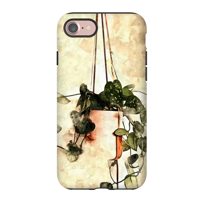 iPhone 7 StrongFit Hanging Money Plant by Creativeaxle
