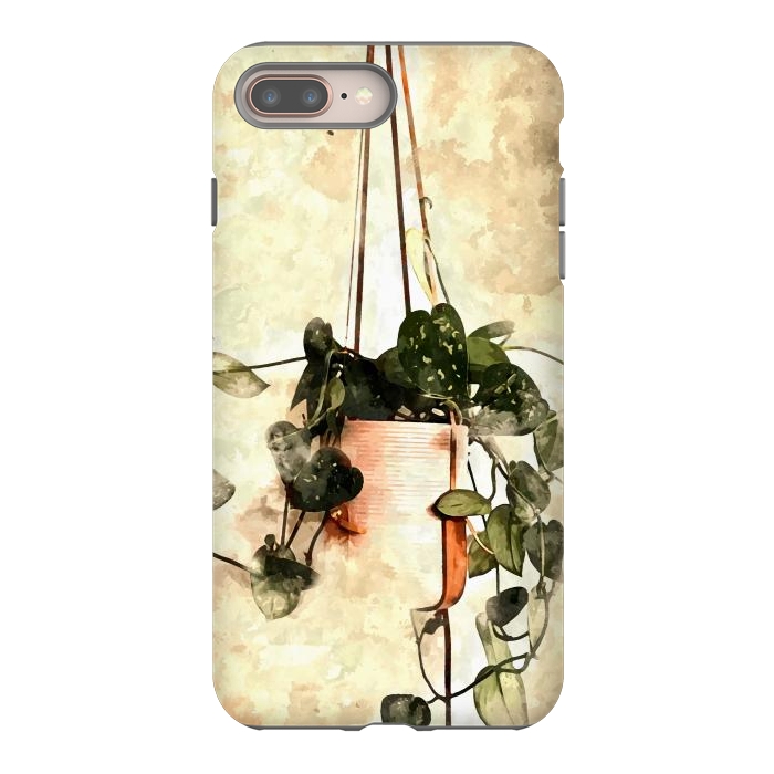 iPhone 7 plus StrongFit Hanging Money Plant by Creativeaxle