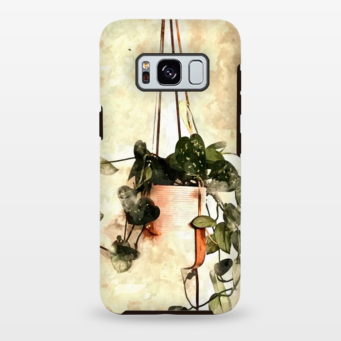 Galaxy S8 plus StrongFit Hanging Money Plant by Creativeaxle