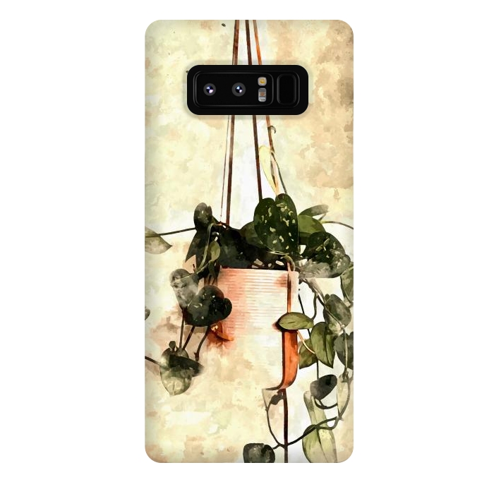 Galaxy Note 8 StrongFit Hanging Money Plant by Creativeaxle