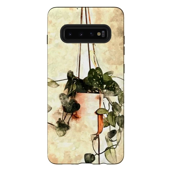 Galaxy S10 plus StrongFit Hanging Money Plant by Creativeaxle