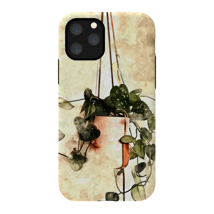 iPhone 11 Pro StrongFit Hanging Money Plant by Creativeaxle
