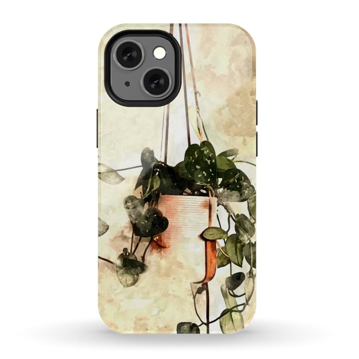 iPhone 12 mini StrongFit Hanging Money Plant by Creativeaxle