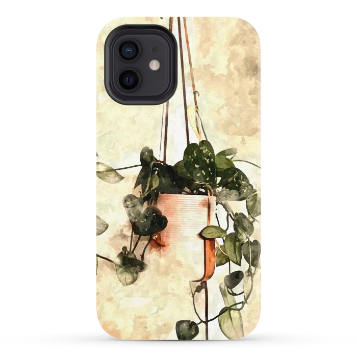 iPhone 12 StrongFit Hanging Money Plant by Creativeaxle