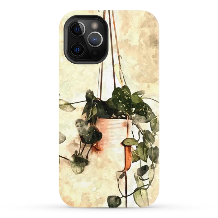 iPhone 12 Pro StrongFit Hanging Money Plant by Creativeaxle