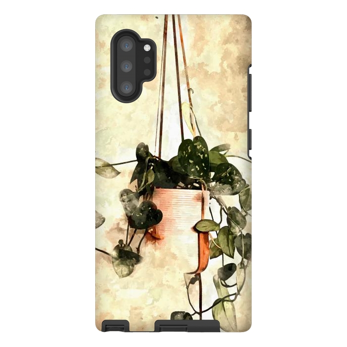 Galaxy Note 10 plus StrongFit Hanging Money Plant by Creativeaxle