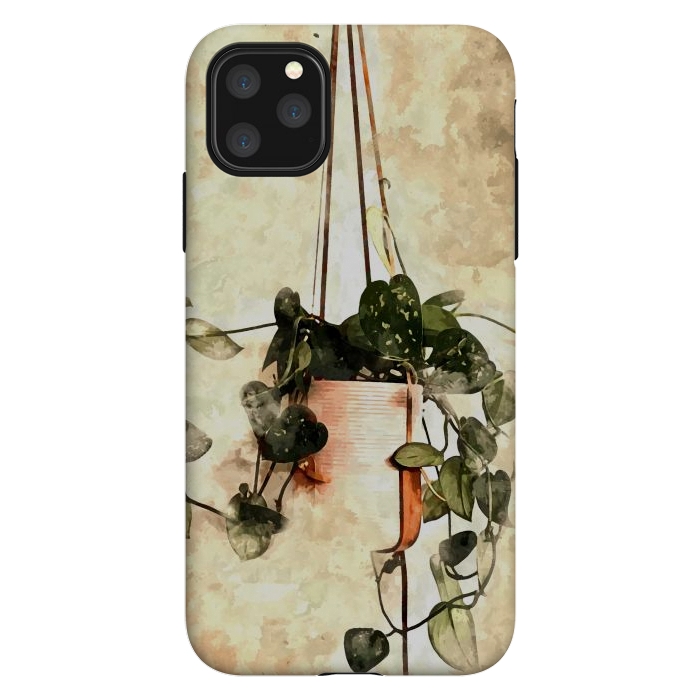 iPhone 11 Pro Max StrongFit Hanging Money Plant by Creativeaxle