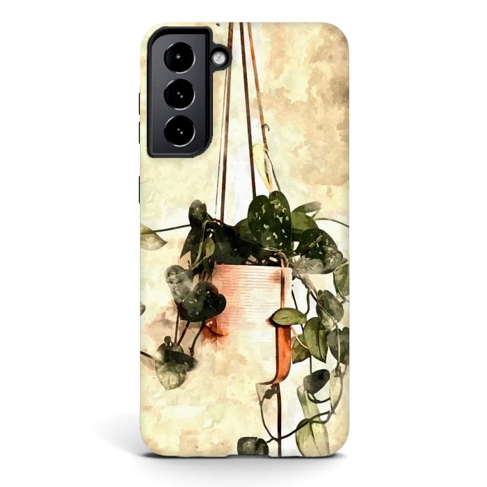 Galaxy S21 plus StrongFit Hanging Money Plant by Creativeaxle