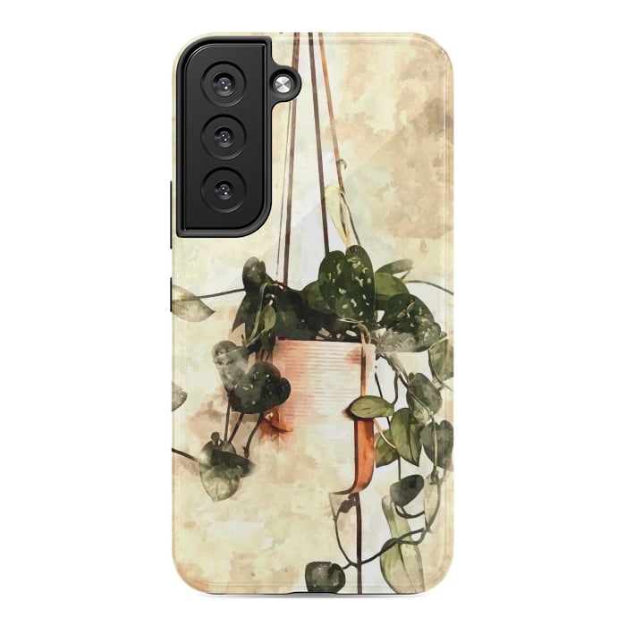 Galaxy S22 StrongFit Hanging Money Plant by Creativeaxle