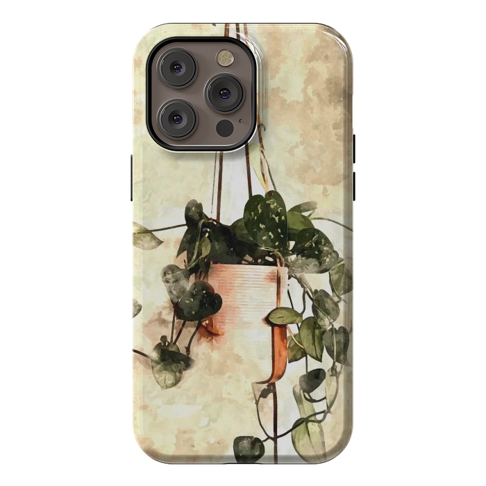 iPhone 14 Pro max StrongFit Hanging Money Plant by Creativeaxle