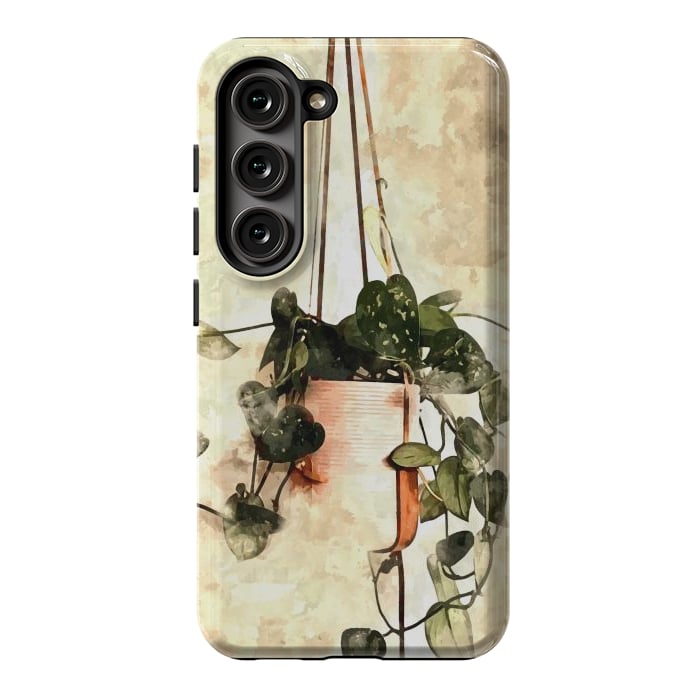 Galaxy S23 StrongFit Hanging Money Plant by Creativeaxle