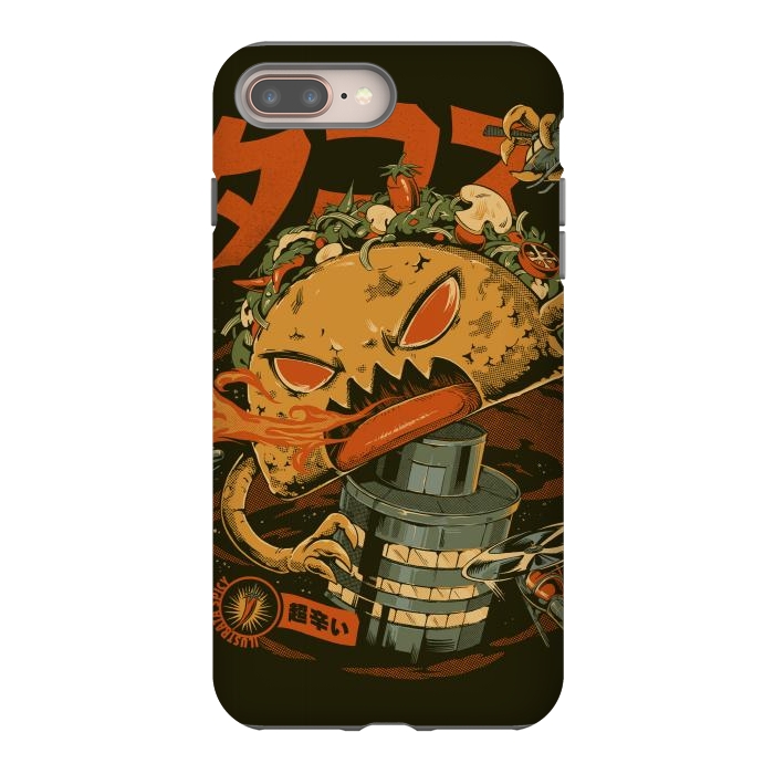 iPhone 7 plus StrongFit Spicy Taco Attack by Ilustrata