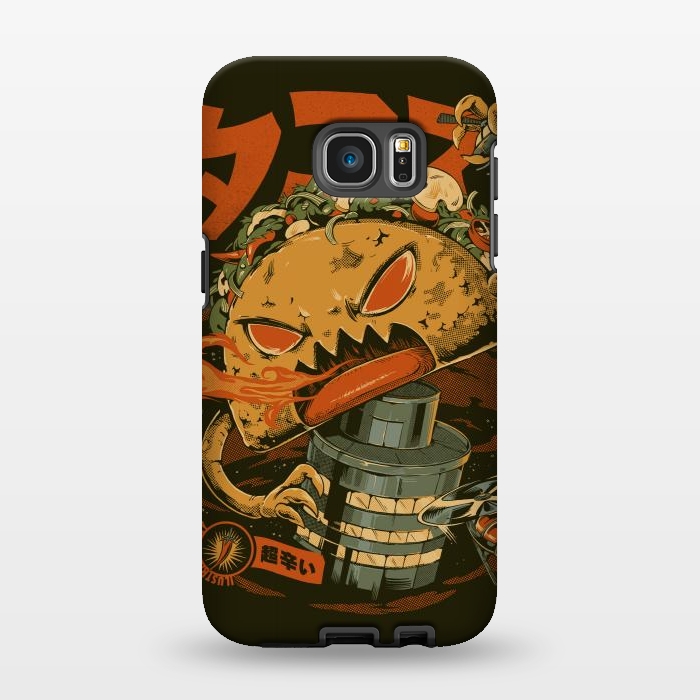 Galaxy S7 EDGE StrongFit Spicy Taco Attack by Ilustrata
