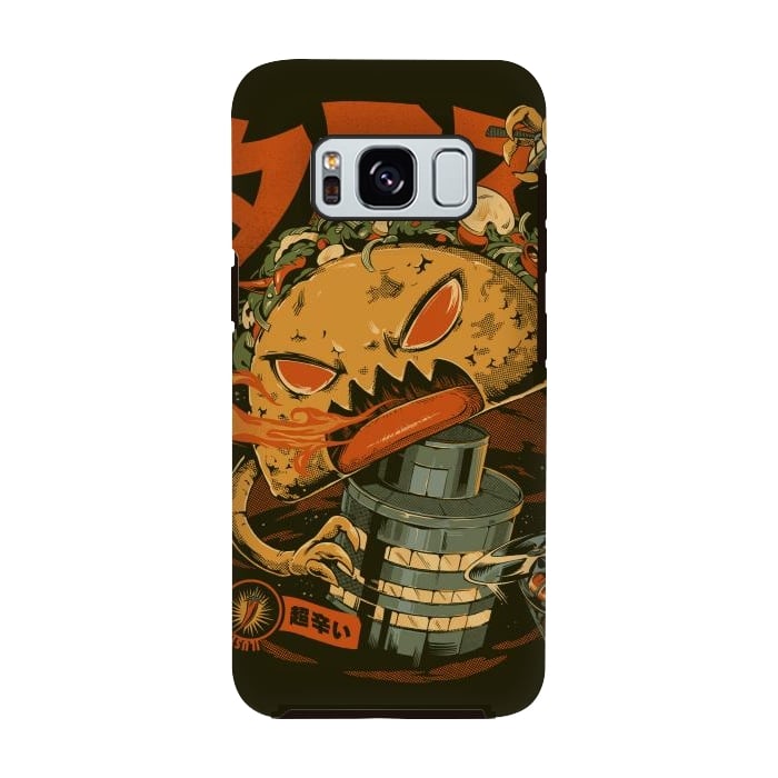 Galaxy S8 StrongFit Spicy Taco Attack by Ilustrata