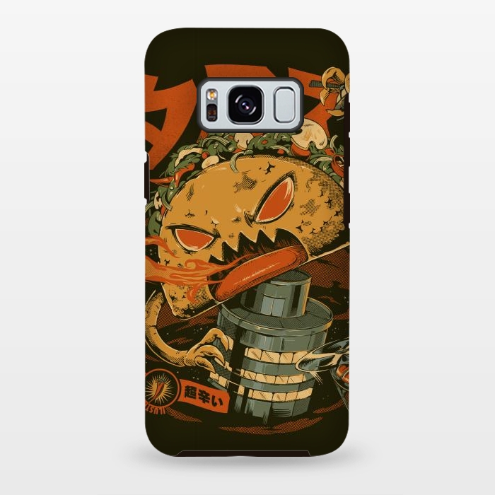 Galaxy S8 plus StrongFit Spicy Taco Attack by Ilustrata