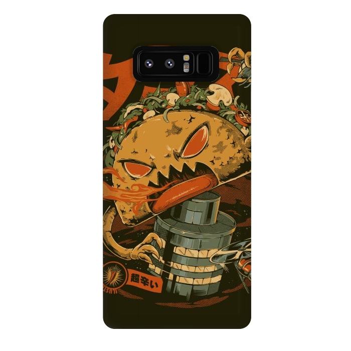 Galaxy Note 8 StrongFit Spicy Taco Attack by Ilustrata