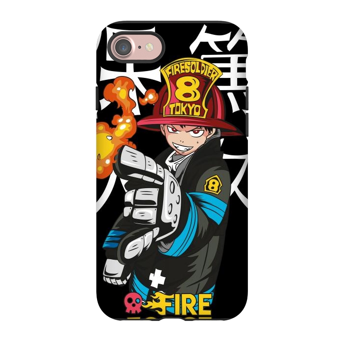 iPhone 7 StrongFit Fire force by Kato